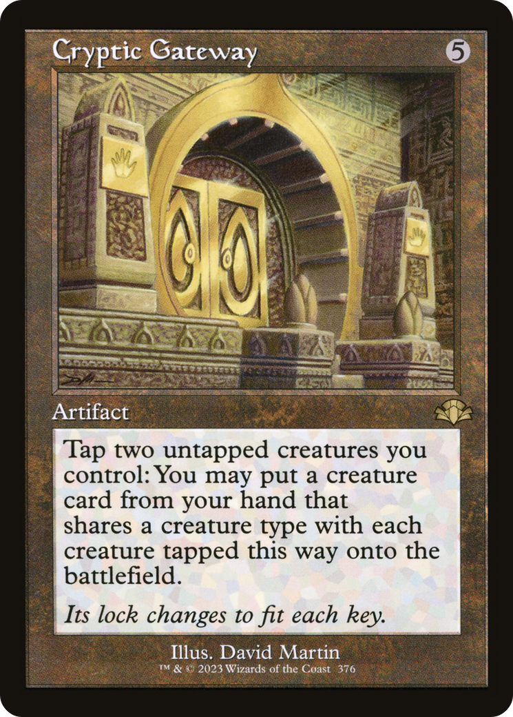 Cryptic Gateway (Retro) [Dominaria Remastered] | Boutique FDB TCG