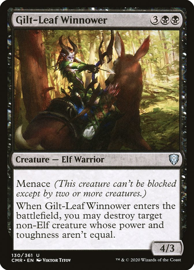 Gilt-Leaf Winnower [Commander Legends] | Boutique FDB TCG
