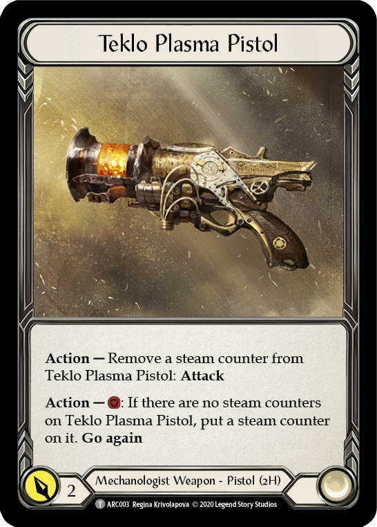 Kano // Teklo Plasma Pistol [U-ARC114 // U-ARC003] (Arcane Rising Unlimited)  Unlimited Normal | Boutique FDB TCG