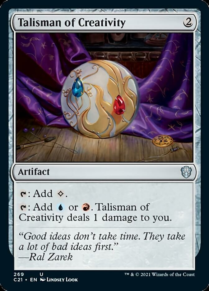 Talisman of Creativity [Commander 2021] | Boutique FDB TCG