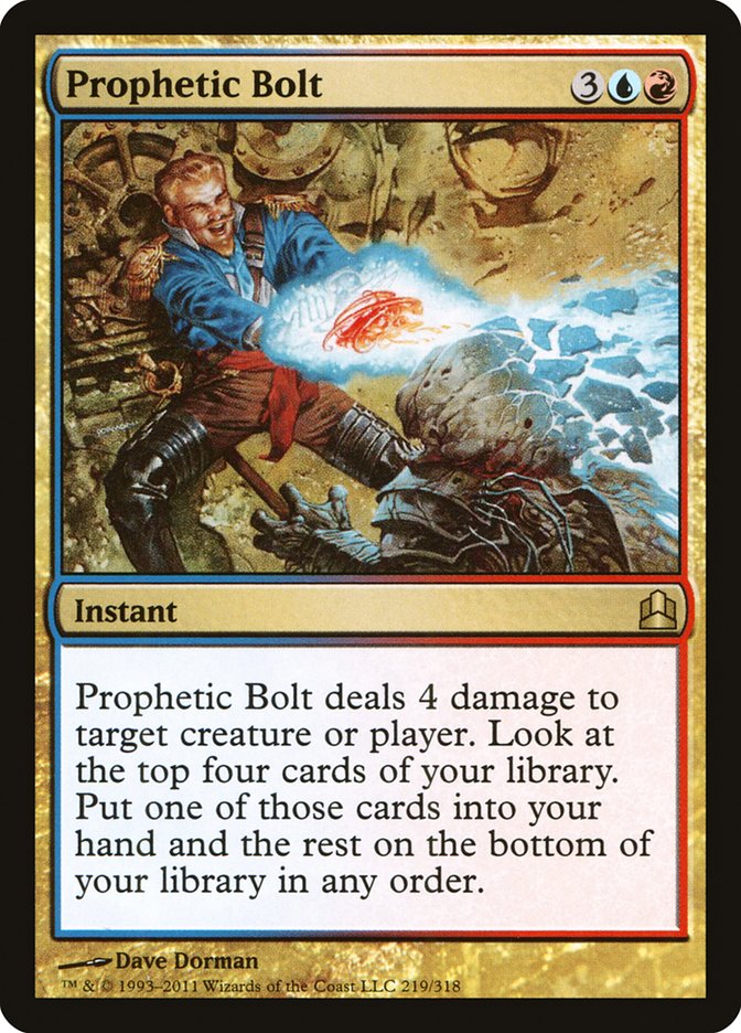 Prophetic Bolt [Commander 2011] | Boutique FDB TCG
