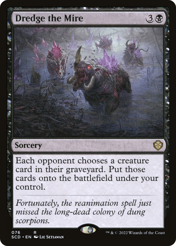 Dredge the Mire [Starter Commander Decks] | Boutique FDB TCG