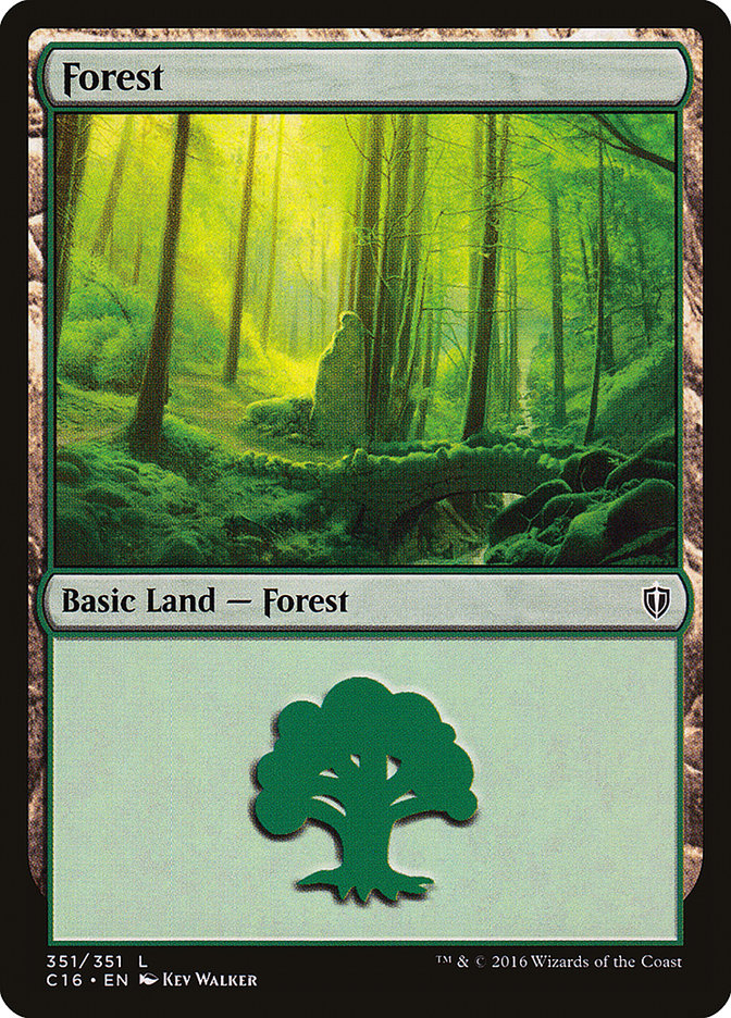 Forest (351) [Commander 2016] | Boutique FDB TCG