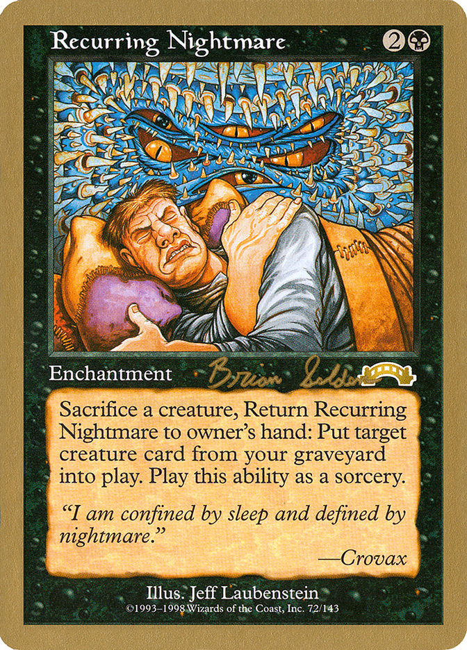 Recurring Nightmare (Brian Selden) [World Championship Decks 1998] | Boutique FDB TCG