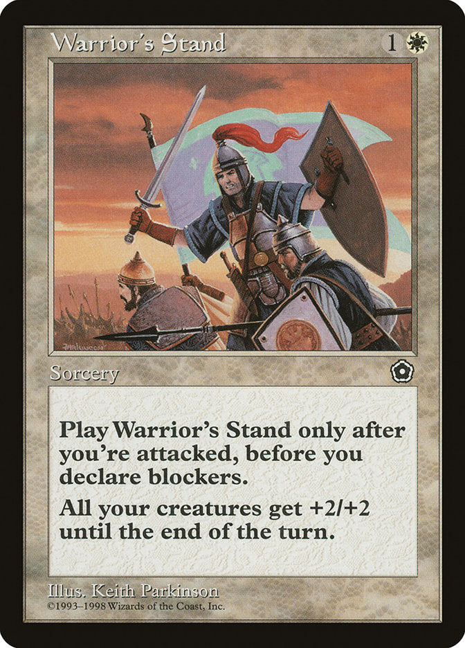 Warrior's Stand [Portal Second Age] | Boutique FDB TCG