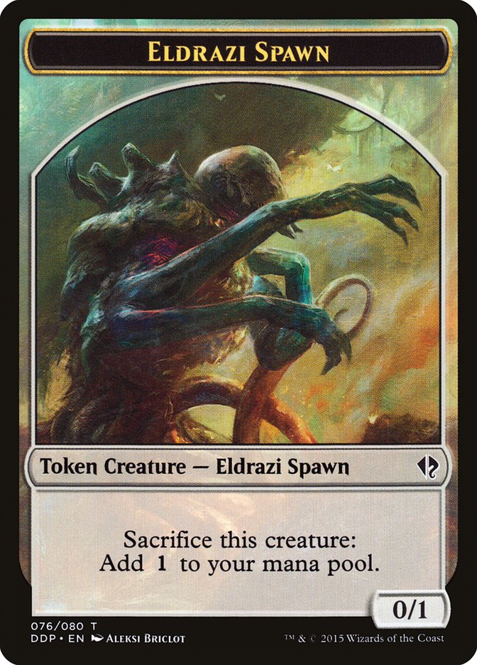 Eldrazi Spawn Token (076/080) [Duel Decks: Zendikar vs. Eldrazi] | Boutique FDB TCG