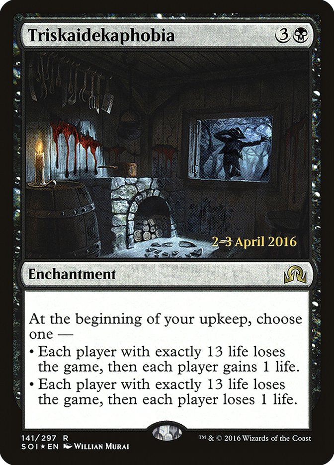 Triskaidekaphobia [Shadows over Innistrad Prerelease Promos] | Boutique FDB TCG