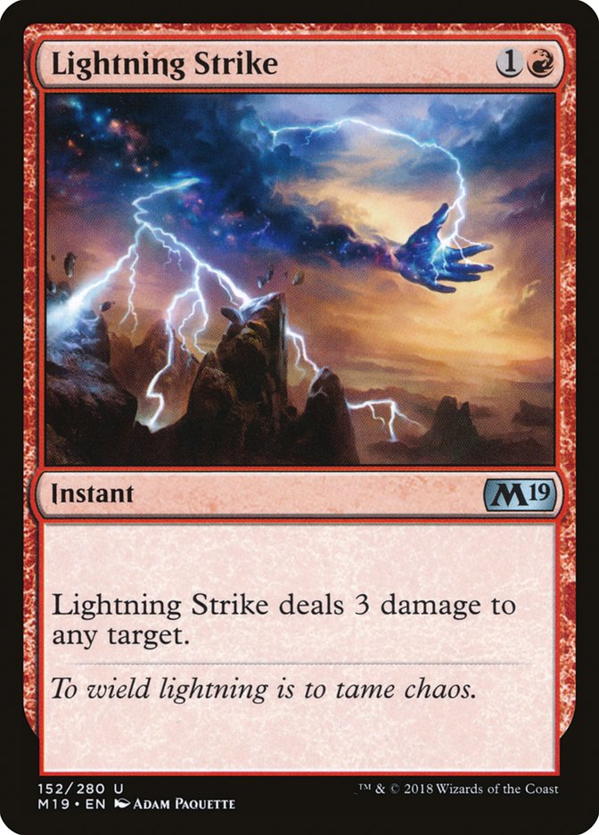 Lightning Strike [Core Set 2019] | Boutique FDB TCG