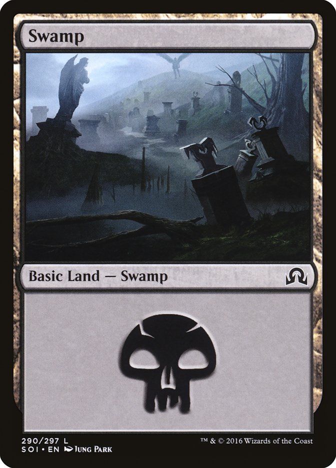 Swamp (290) [Shadows over Innistrad] | Boutique FDB TCG