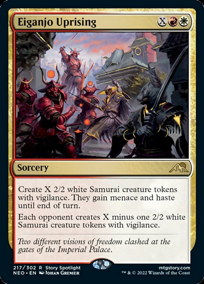 Eiganjo Uprising (Promo Pack) [Kamigawa: Neon Dynasty Promos] | Boutique FDB TCG