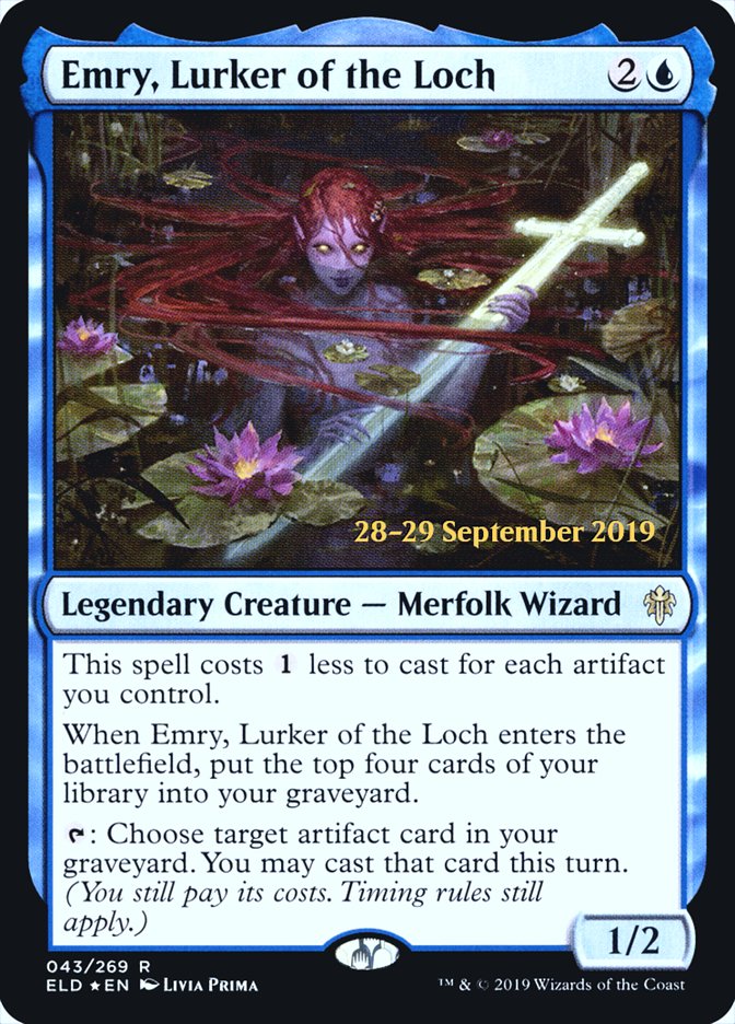 Emry, Lurker of the Loch [Throne of Eldraine Prerelease Promos] | Boutique FDB TCG