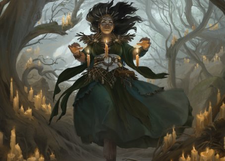 Candlegrove Witch 1 Art Card [Innistrad: Midnight Hunt Art Series] | Boutique FDB TCG