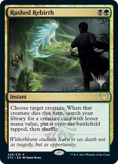 Rushed Rebirth (Promo Pack) [Strixhaven: School of Mages Promos] | Boutique FDB TCG