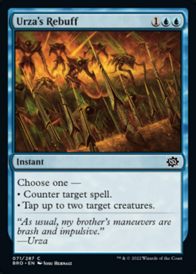 Urza's Rebuff [The Brothers' War] | Boutique FDB TCG