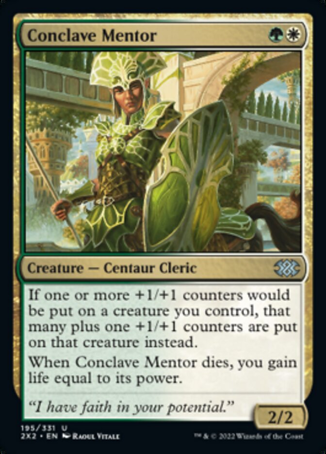Conclave Mentor [Double Masters 2022] | Boutique FDB TCG