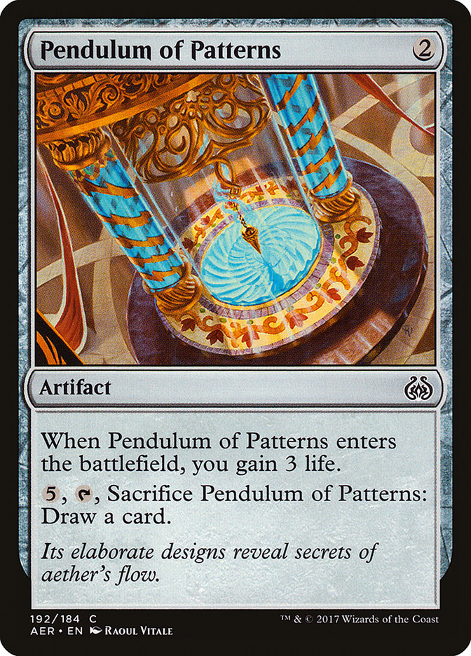 Pendulum of Patterns [Aether Revolt] | Boutique FDB TCG