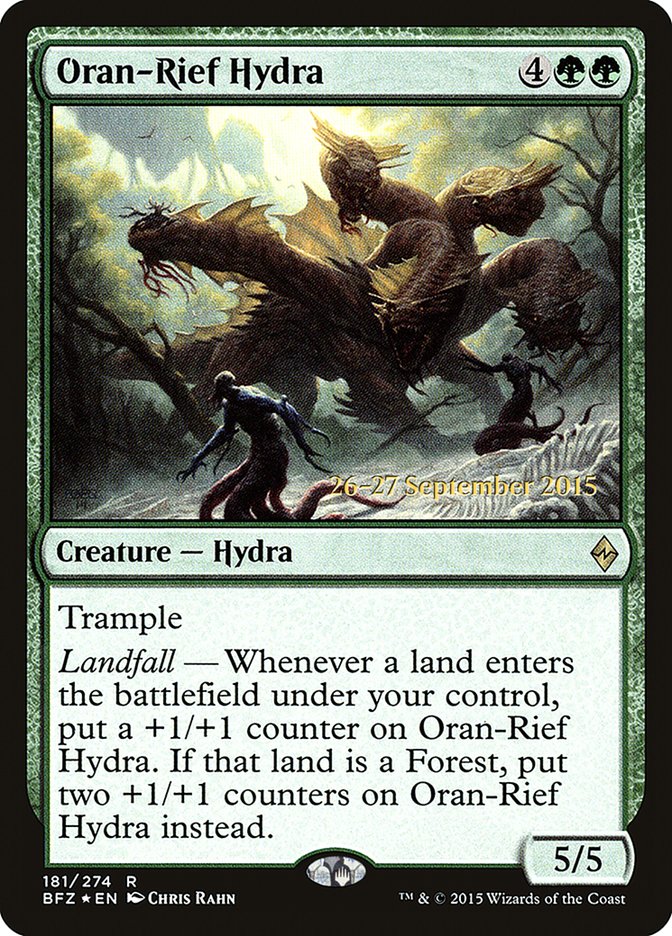 Oran-Rief Hydra [Battle for Zendikar Prerelease Promos] | Boutique FDB TCG