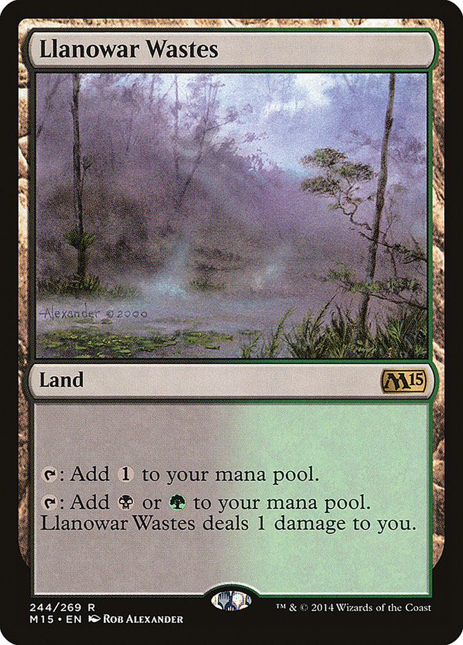 Llanowar Wastes [Magic 2015] | Boutique FDB TCG