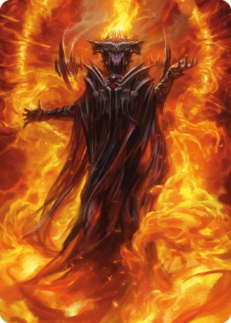 Sauron, the Dark Lord Art Card [The Lord of the Rings: Tales of Middle-earth Art Series] | Boutique FDB TCG