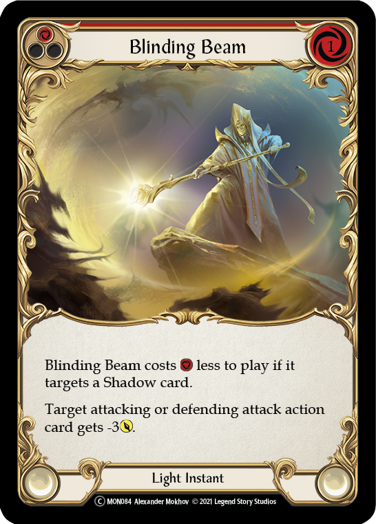 Blinding Beam (Red) [U-MON084] (Monarch Unlimited)  Unlimited Normal | Boutique FDB TCG