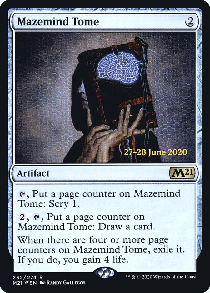 Mazemind Tome [Core Set 2021 Prerelease Promos] | Boutique FDB TCG