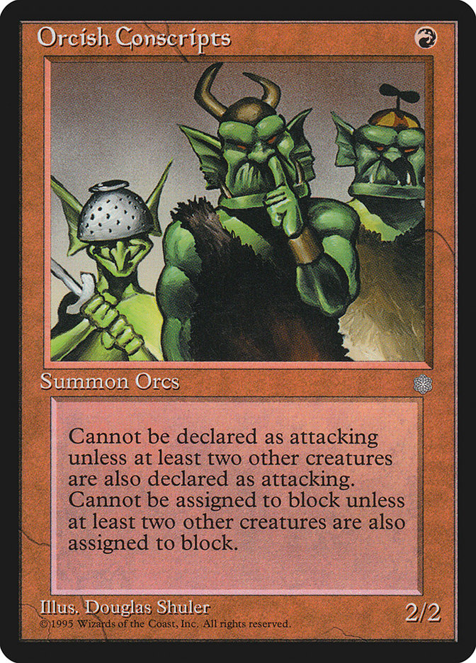 Orcish Conscripts [Ice Age] | Boutique FDB TCG