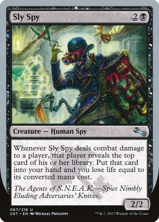 Sly Spy ("Spies Nimbly Eluding Adversaries' Knives") [Unstable] | Boutique FDB TCG