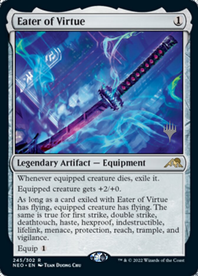 Eater of Virtue (Promo Pack) [Kamigawa: Neon Dynasty Promos] | Boutique FDB TCG