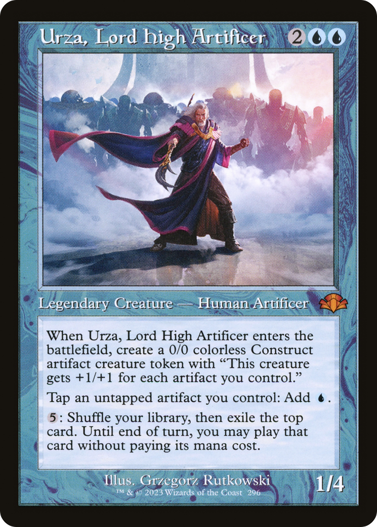 Urza, Lord High Artificer (Retro) [Dominaria Remastered] | Boutique FDB TCG