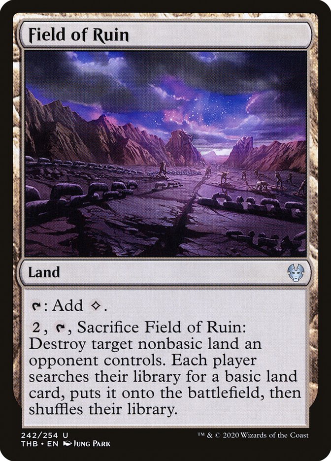 Field of Ruin [Theros Beyond Death] | Boutique FDB TCG