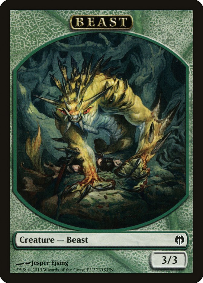 Beast Token [Duel Decks: Heroes vs. Monsters Tokens] | Boutique FDB TCG