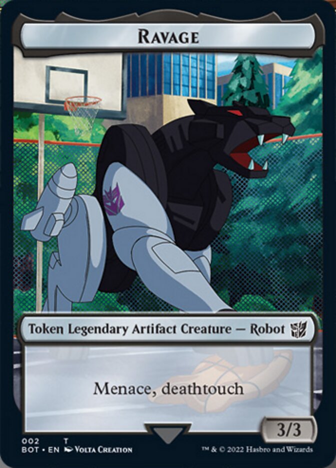 Ravage [Transformers Tokens] | Boutique FDB TCG