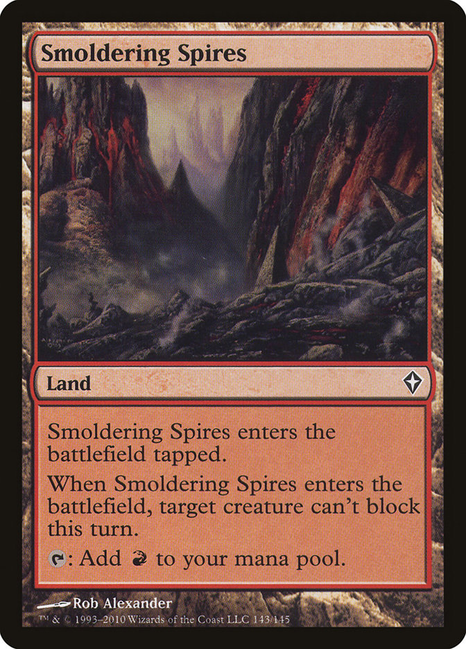 Smoldering Spires [Worldwake] | Boutique FDB TCG