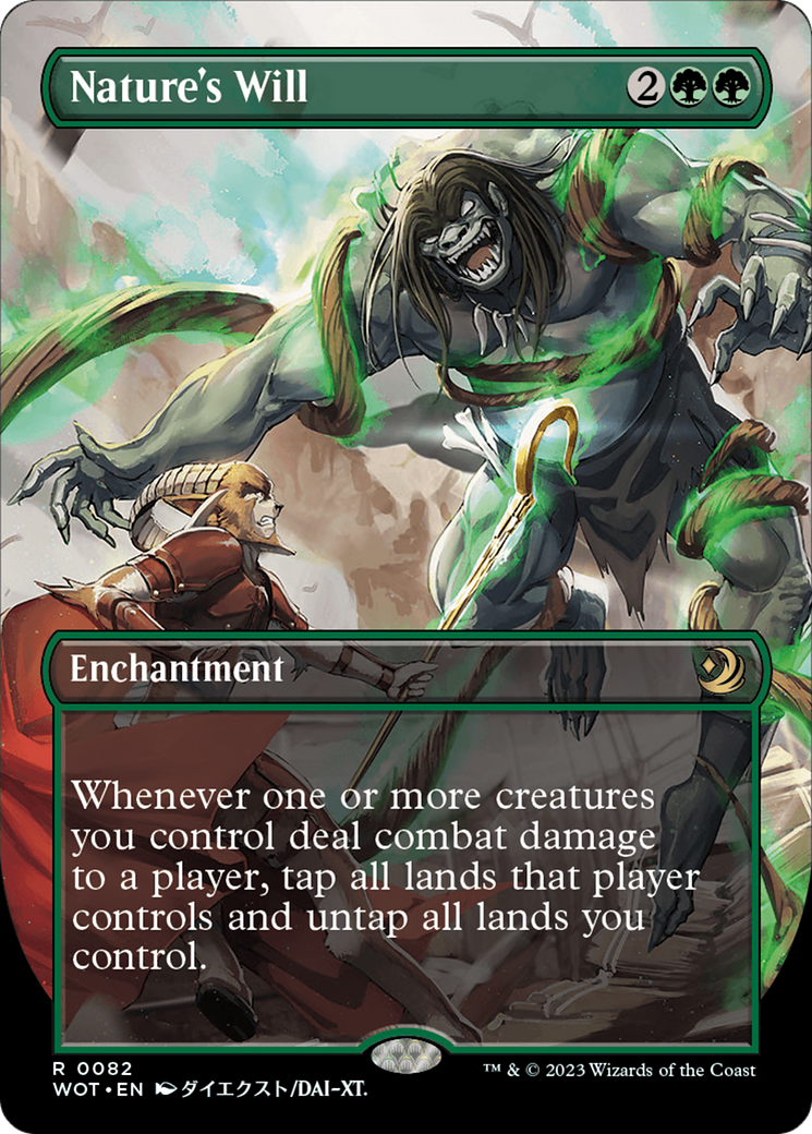 Nature's Will (Anime Borderless) [Wilds of Eldraine: Enchanting Tales] | Boutique FDB TCG