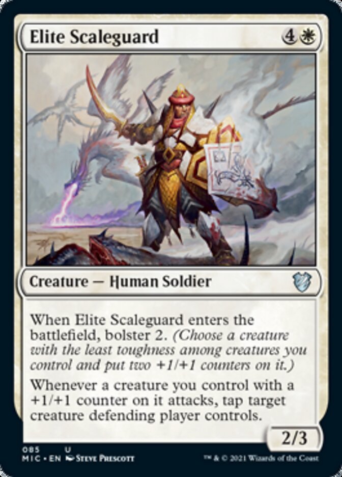 Elite Scaleguard [Innistrad: Midnight Hunt Commander] | Boutique FDB TCG