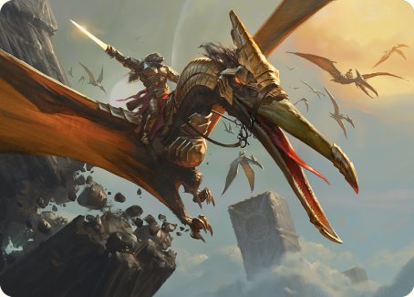 Skyhunter Strike Force Art Card [Phyrexia: All Will Be One Art Series] | Boutique FDB TCG