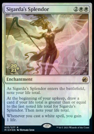 Sigarda's Splendor [Innistrad: Midnight Hunt Prerelease Promos] | Boutique FDB TCG