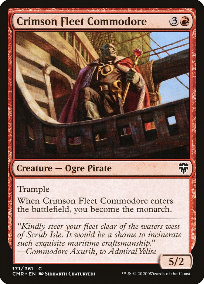 Crimson Fleet Commodore [Commander Legends] | Boutique FDB TCG
