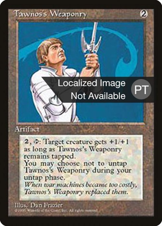 Tawnos's Weaponry [Fourth Edition (Foreign Black Border)] | Boutique FDB TCG