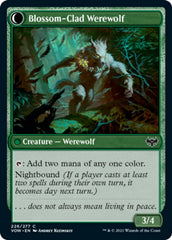 Weaver of Blossoms // Blossom-Clad Werewolf [Innistrad: Crimson Vow] | Boutique FDB TCG