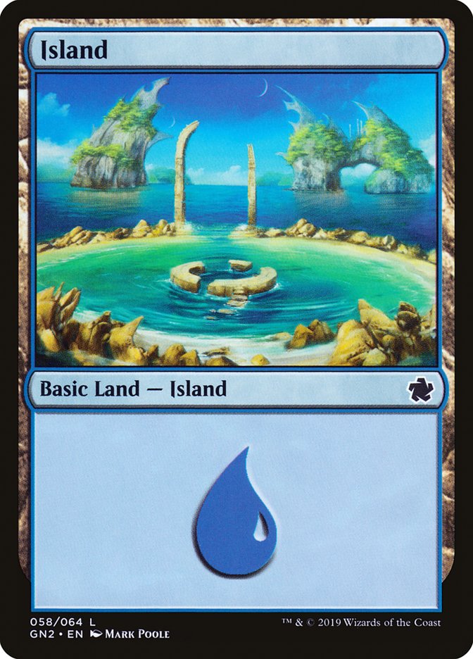 Island (58) [Game Night 2019] | Boutique FDB TCG