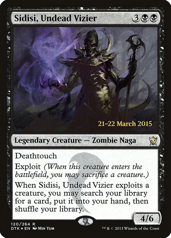 Sidisi, Undead Vizier [Dragons of Tarkir Prerelease Promos] | Boutique FDB TCG