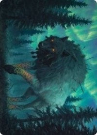 Sarulf, Realm Eater Art Card [Kaldheim Art Series] | Boutique FDB TCG