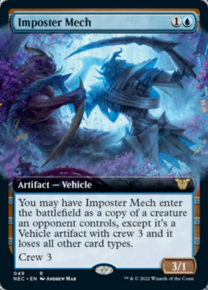 Imposter Mech (Extended Art) [Kamigawa: Neon Dynasty Commander] | Boutique FDB TCG