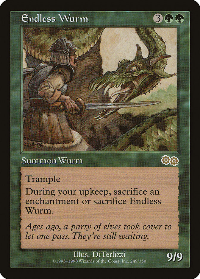 Endless Wurm [Urza's Saga] | Boutique FDB TCG