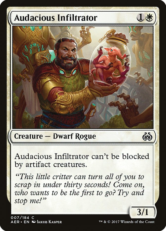 Audacious Infiltrator [Aether Revolt] | Boutique FDB TCG