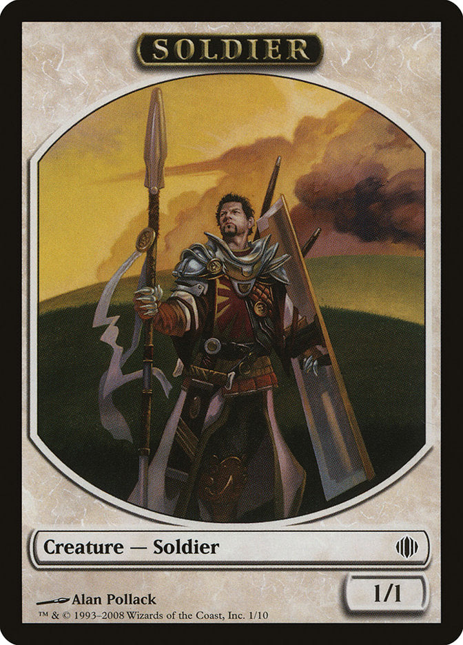 Soldier Token [Shards of Alara Tokens] | Boutique FDB TCG