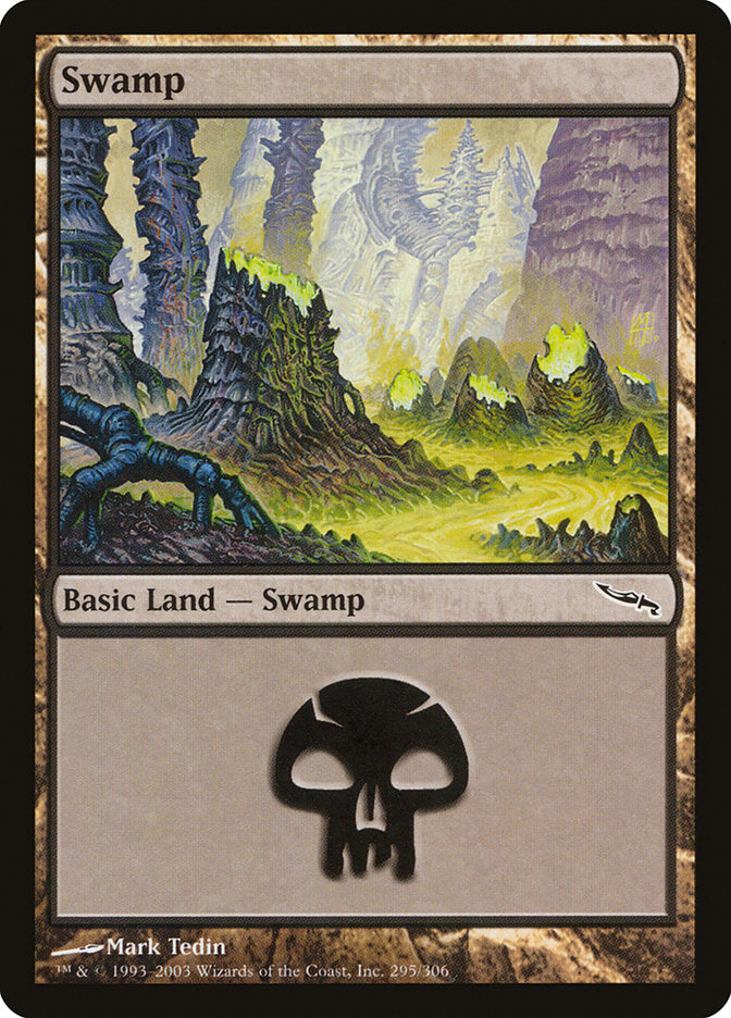 Swamp (295) [Mirrodin] | Boutique FDB TCG