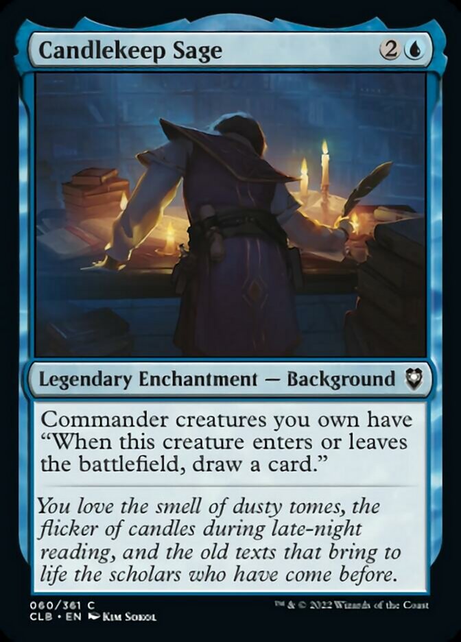 Candlekeep Sage [Commander Legends: Battle for Baldur's Gate] | Boutique FDB TCG