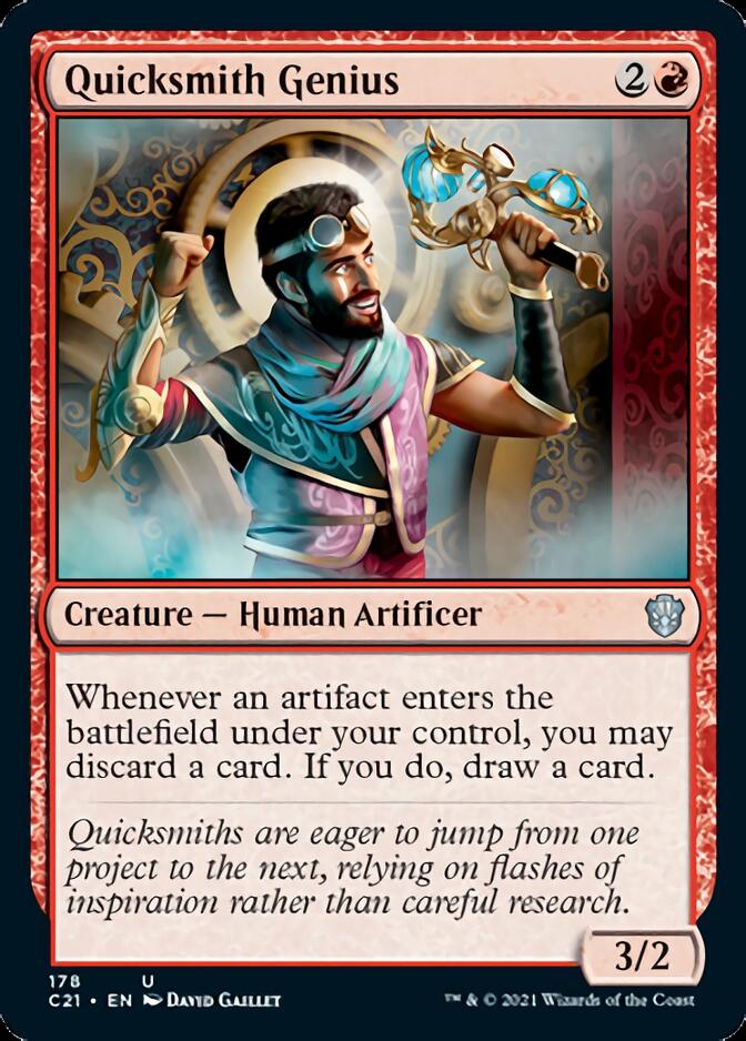 Quicksmith Genius [Commander 2021] | Boutique FDB TCG